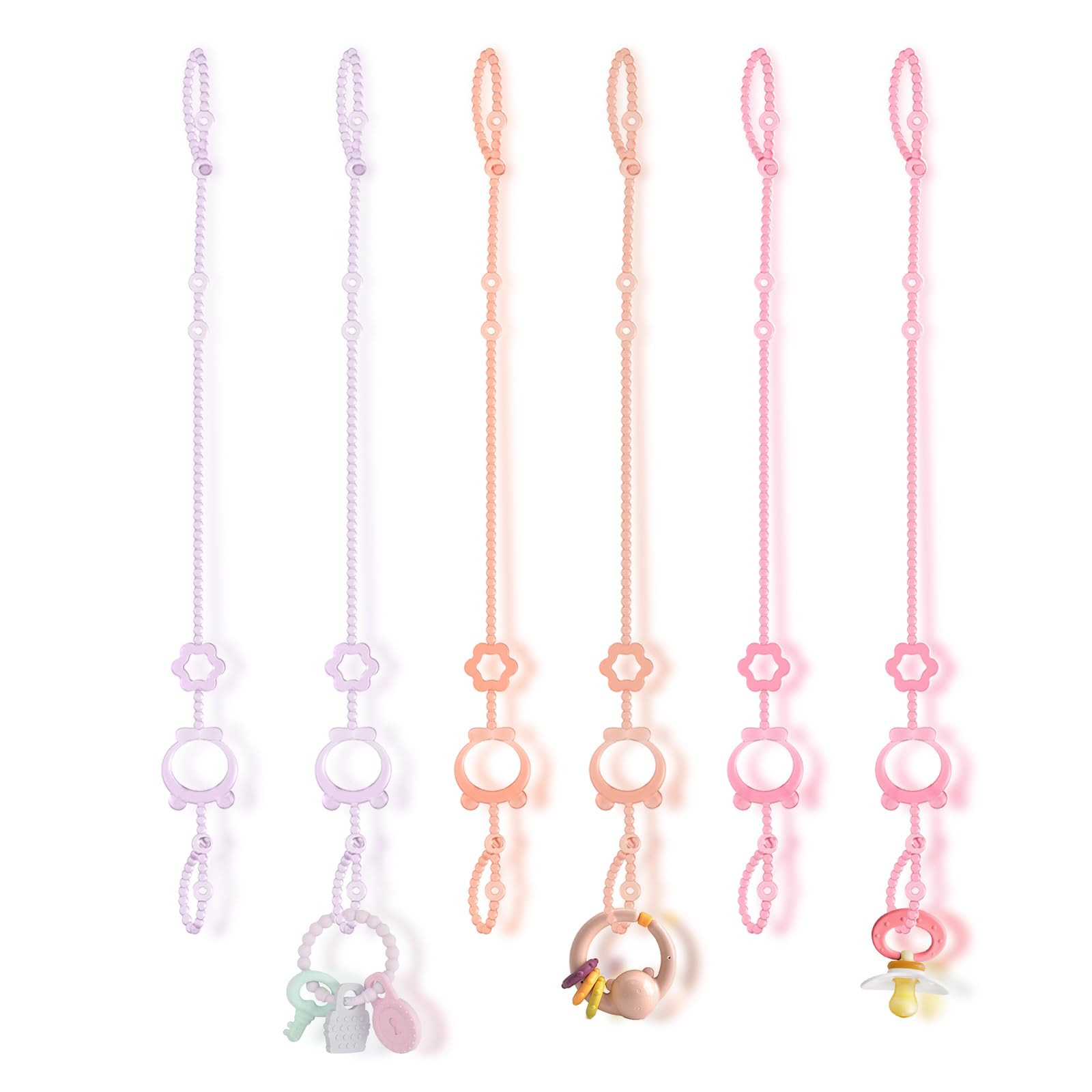 Silicone Pacifier Clip,High Chair,Stroller Accessories,Cribs,Rocking Chair | Amazon (US)