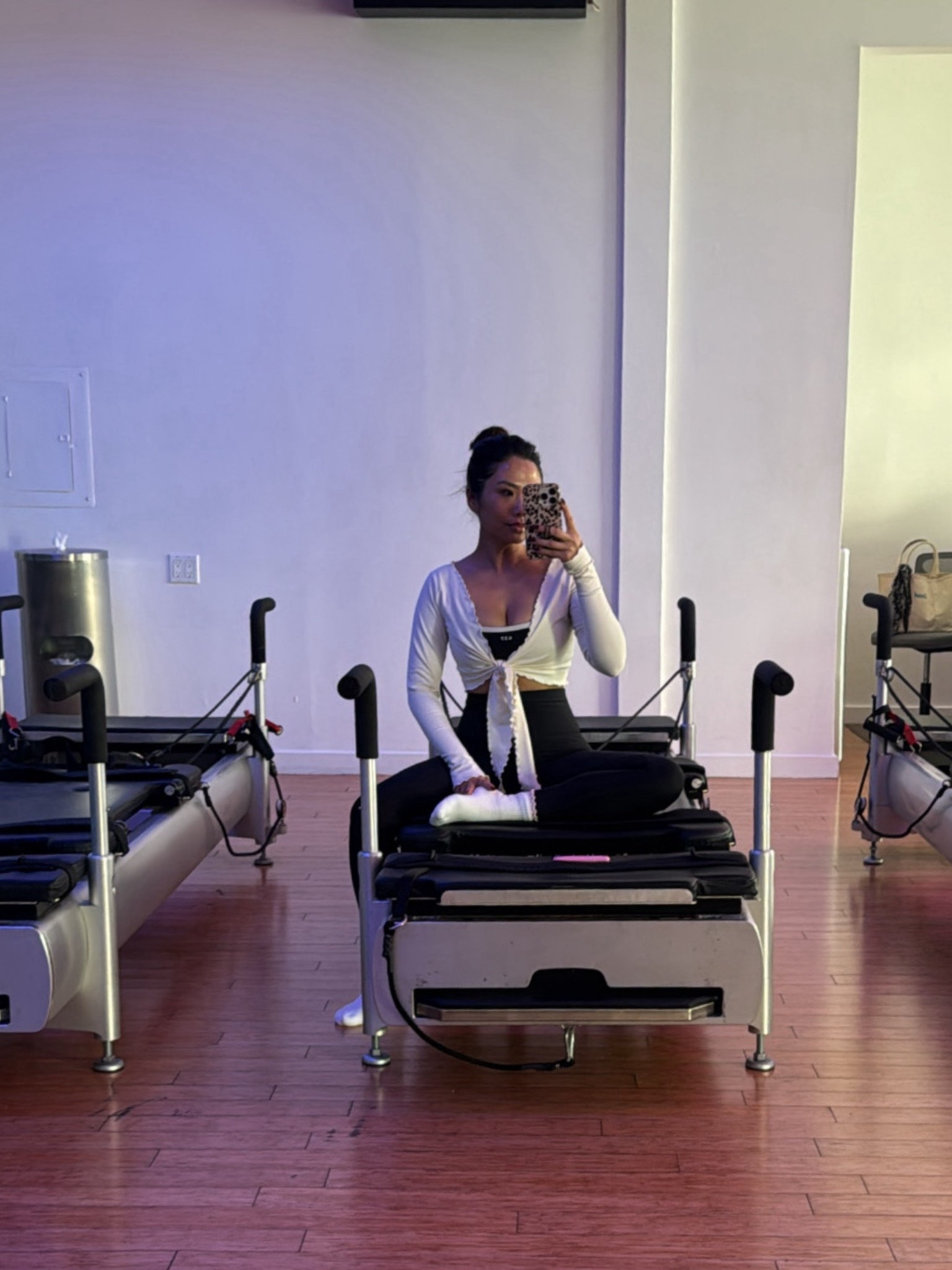 Workout ootd 🥰 haven’t been as consistent with my workouts so today was extra hard but always feels good to be moving the body!! 

Wearing small in everything and xs in pullover! Sneakers I sized down 1/2 size 

#LTKActive #LTKfitnessgoals