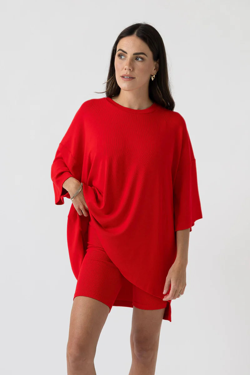 All Weekend Long Set Candy Apple | The Foxy Kind