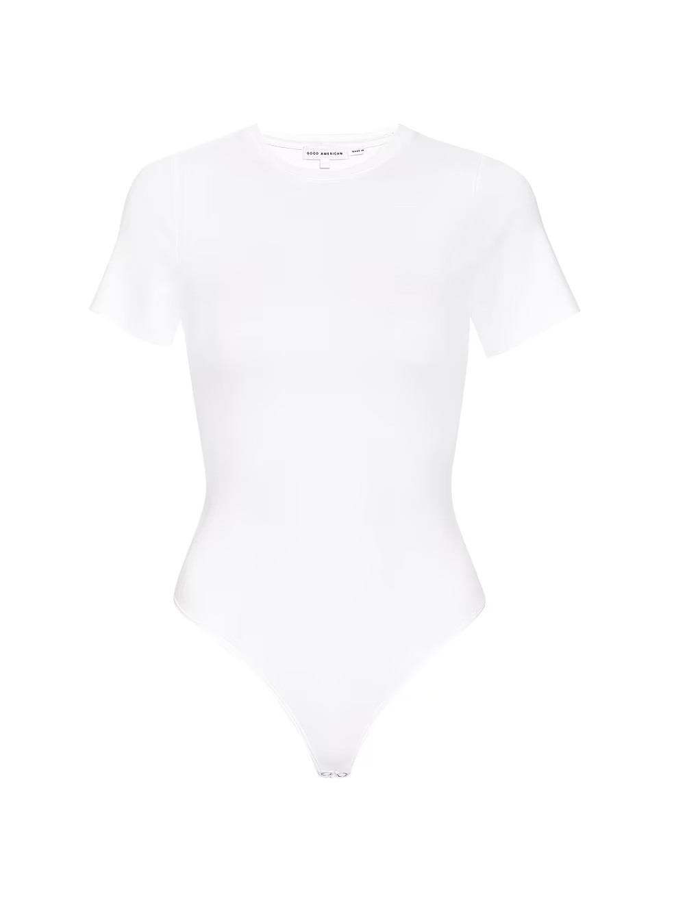 GOOD AMERICAN Scuba T-Shirt Bodysuit | Saks Fifth Avenue