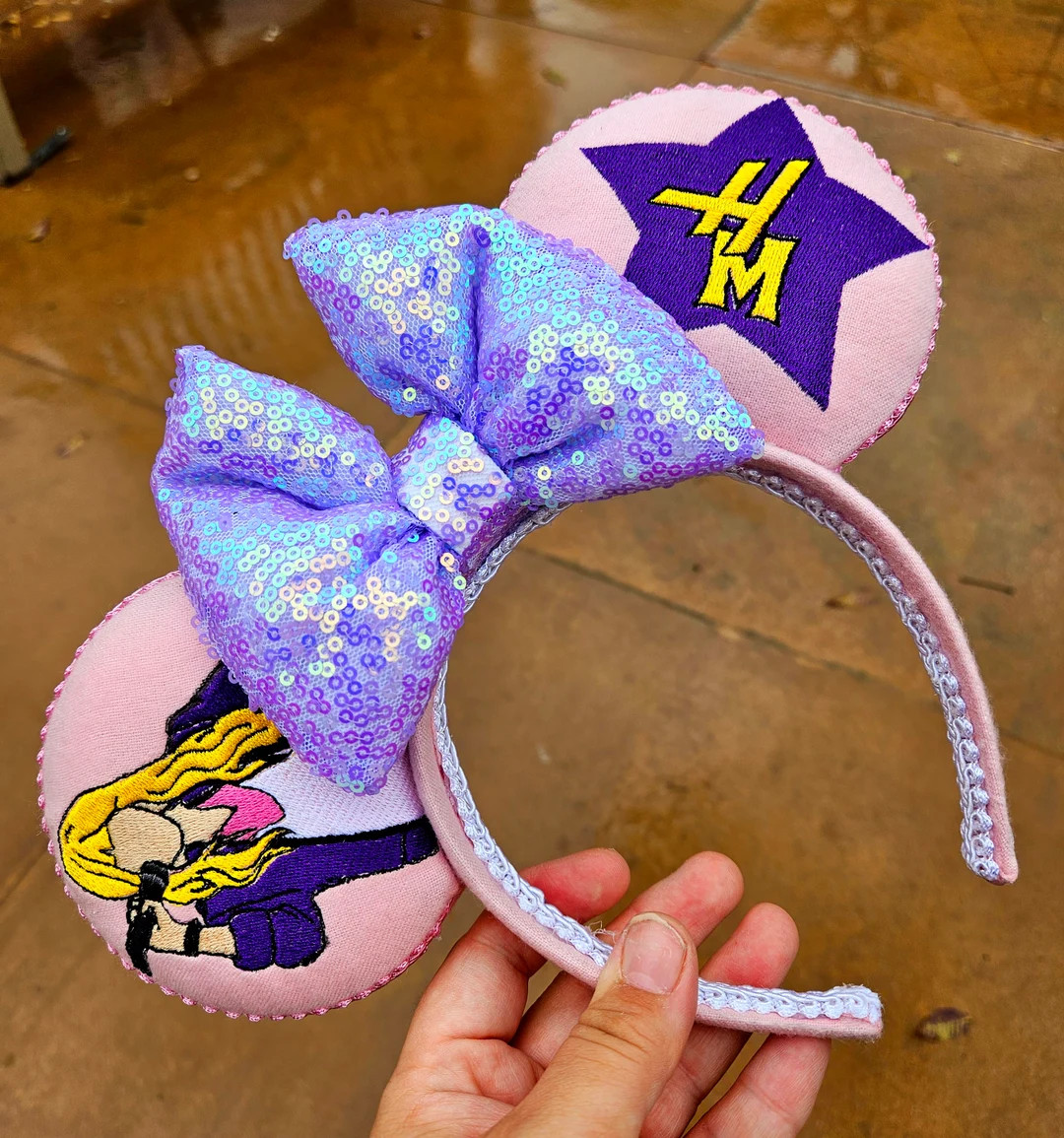Best of Both Worlds Embroidery Mouse Ears | Etsy (US)