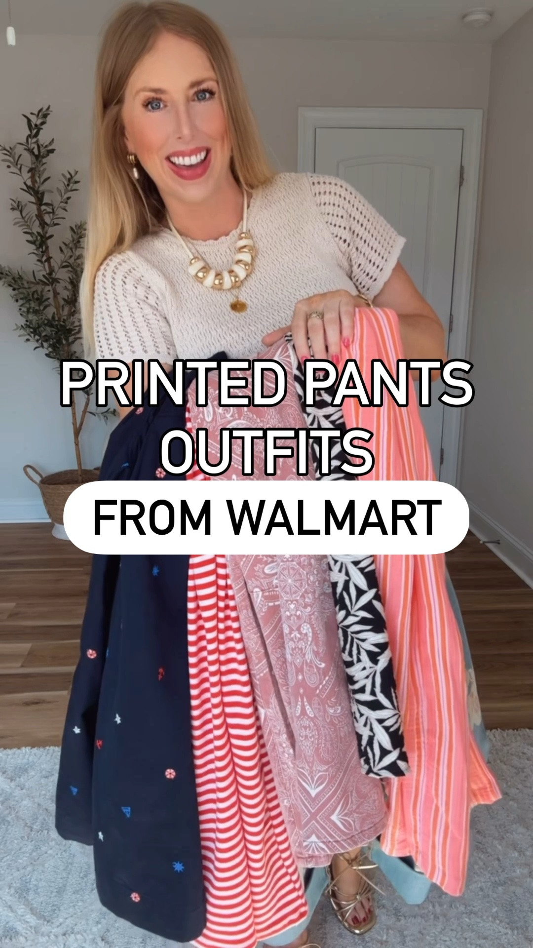 Instagram reel, Walmart outfit, Walmart fashion, Walmart try on, printed pants, time and tru, no boundaries, free assembly

#LTKootd #LTKmomlife #LTKgrwm