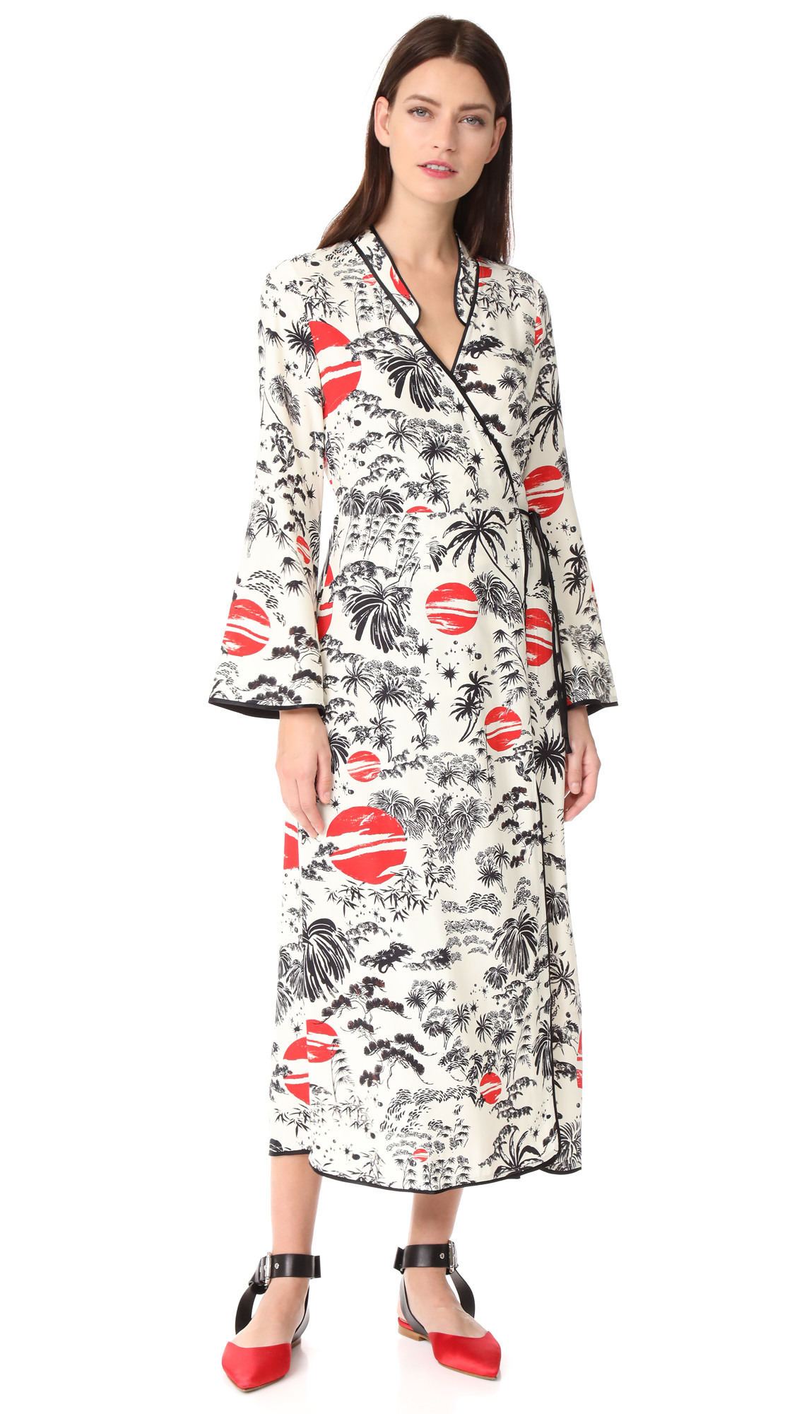 RIXO London Cindy Wrap Dress | Shopbop