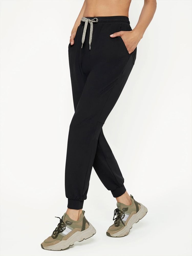 GLOWMODE The Jogging Collection Transitional Pocket Joggers | SHEIN