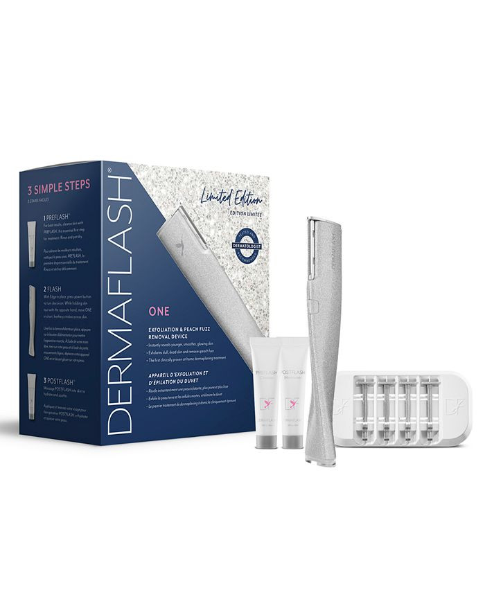 DERMAFLASH One Exfoliation Peach Fuzz Removal Device & Reviews - Skin Care - Beauty - Macy's | Macys (US)