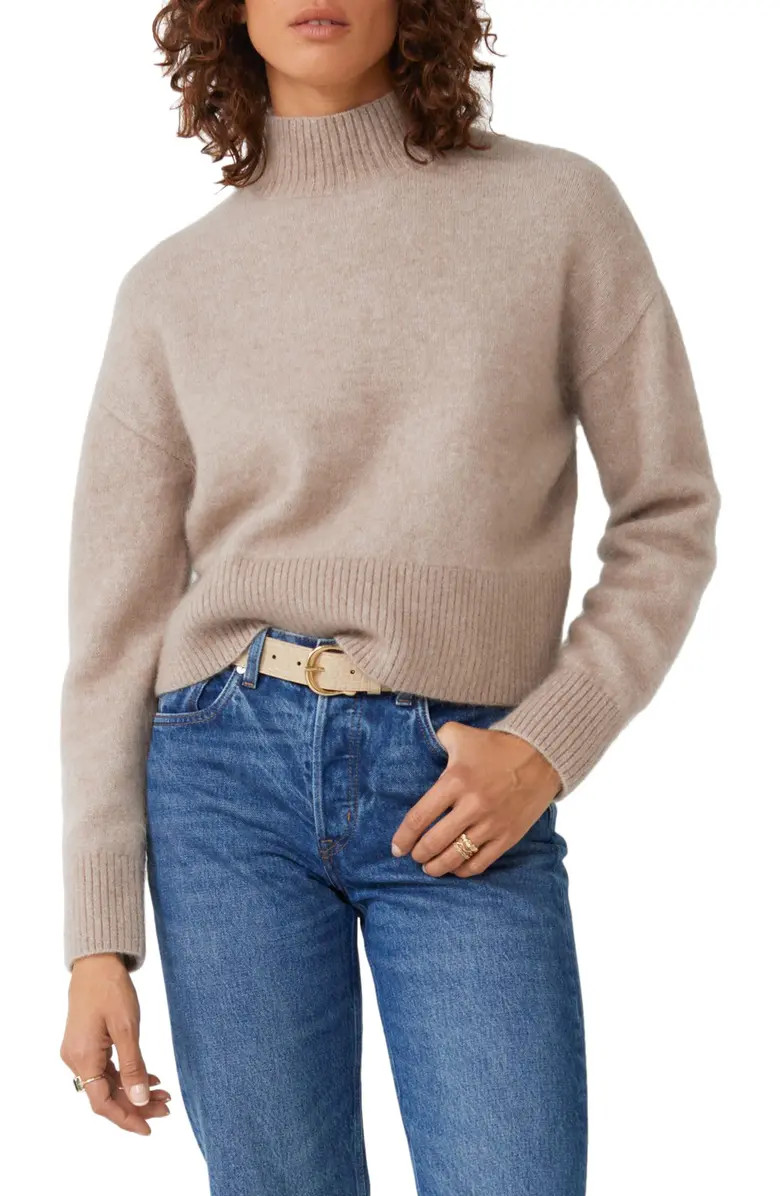 Mock Neck Crop Sweater | Nordstrom
