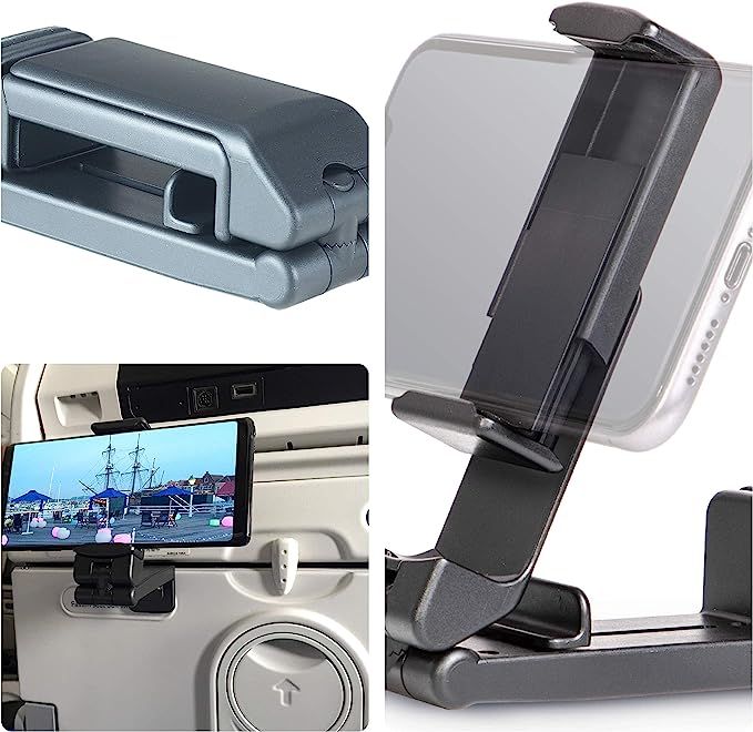 in Flight Cell Phone Media Holder for Travel, Home Workstation, Desk, and Gym Workouts | Amazon (US)