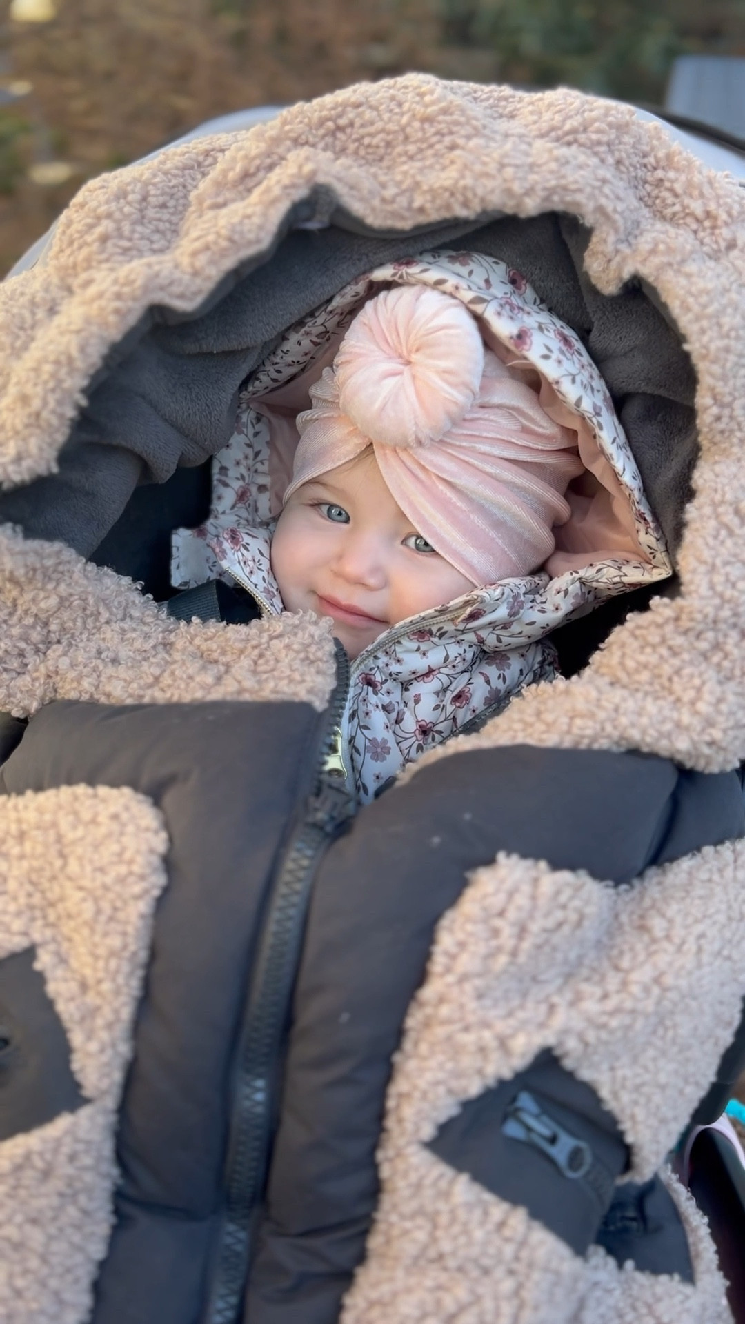 It’s too cold. She’s too cute. We’ve entered the season of me, wondering why we live in this ridiculously cold place, 10 times a day until spring. { 7 A.M. Enfant Stroller Footmuff, Winter Gear Babies, Baby Turban } 

#LTKFind #LTKSeasonal #LTKbaby