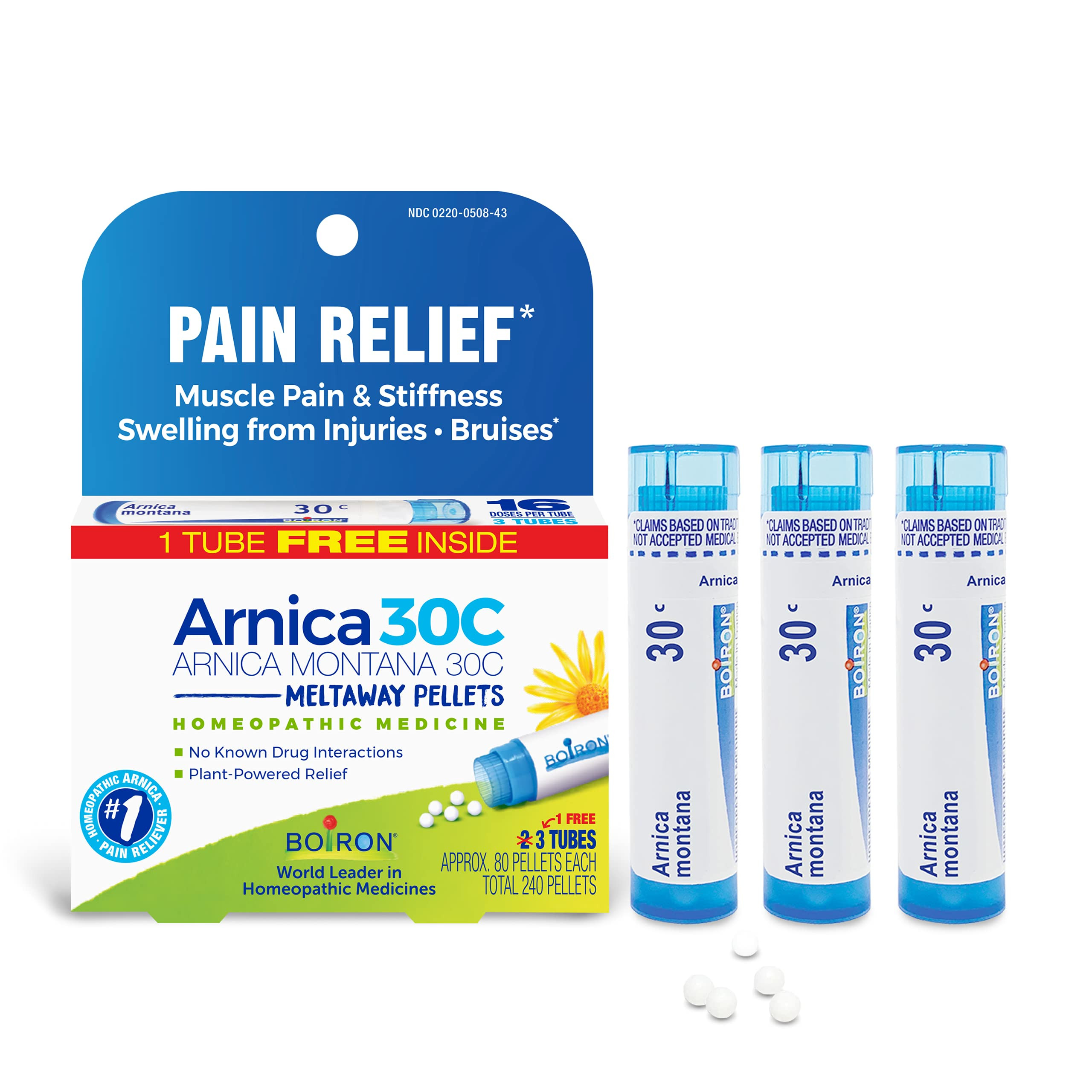 Boiron Arnica Montana 30C Homeopathic Medicine for Relief from Muscle Pain, Muscle Stiffness, Swe... | Amazon (US)