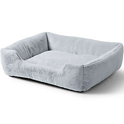 Plush Faux Fur Dog Bed | Lands' End (US)