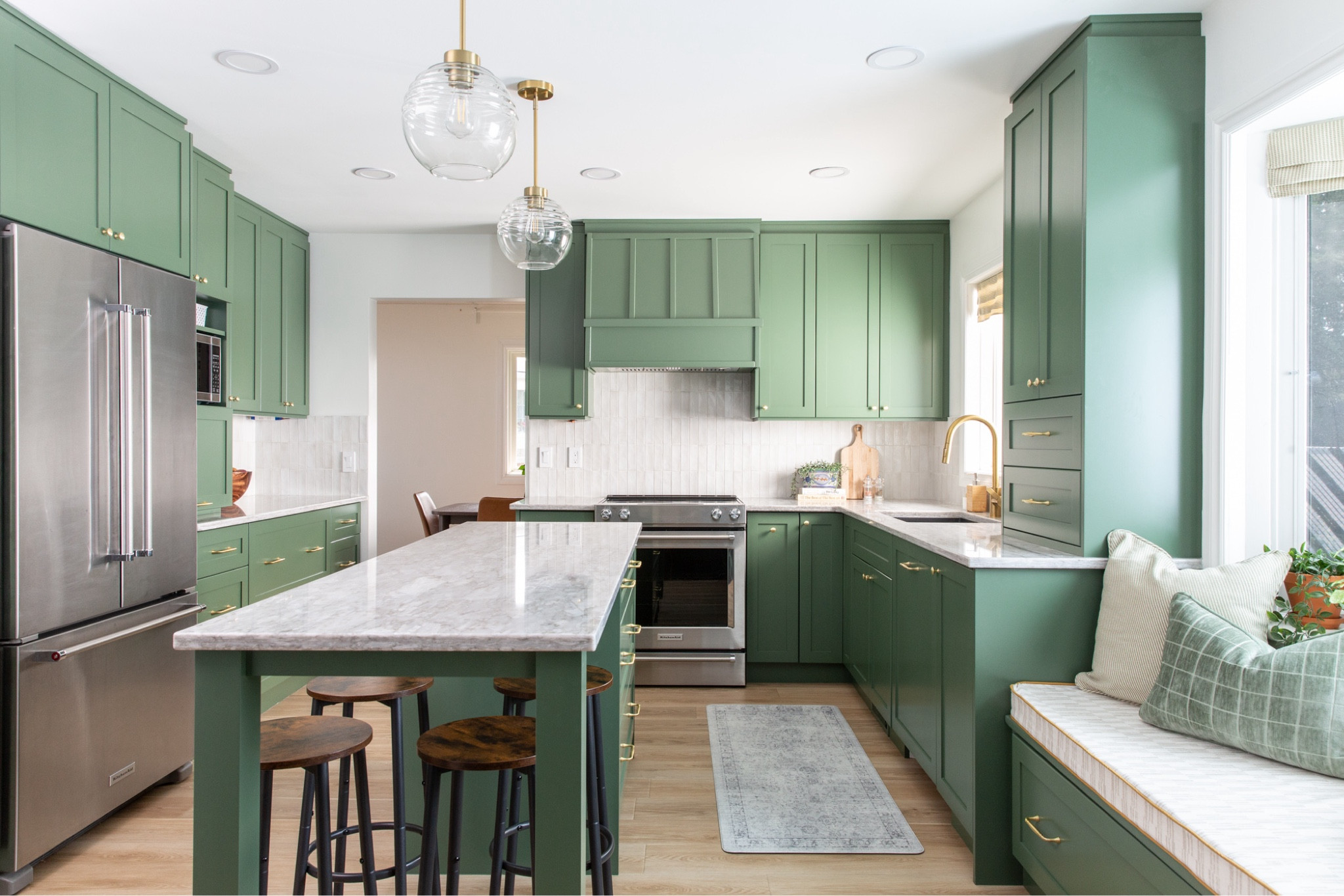 Our Green kitchen reveal! Shop the look! #greenkitchen #kitcheninspo 

#LTKcanada #LTKcasa #LTKfamily