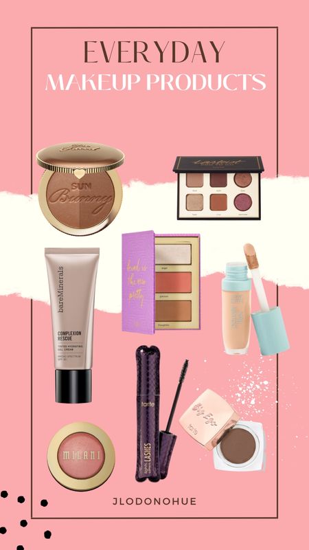 Everyday makeup! I’ve been using lots of these products for years and they are still my tried and true! I use the shade Natural 05 in the Bare Minerals complexion rescue! #makeup #tarte #bareminerals

#LTKbeauty #LTKSeasonal #LTKunder50