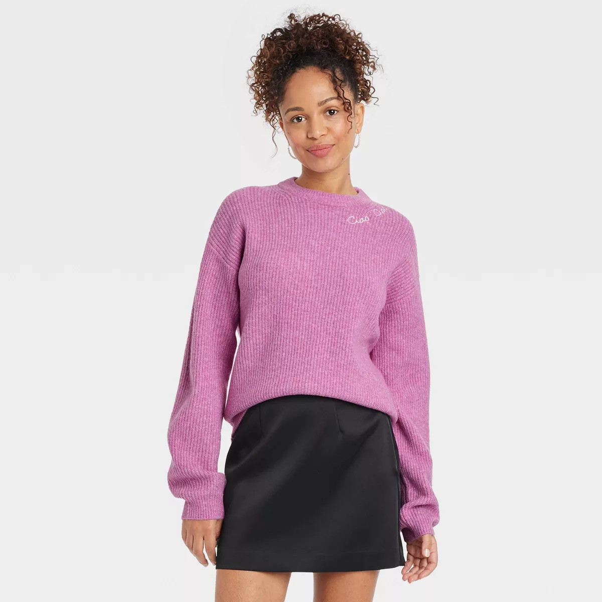 Women's Holiday Crewneck Pullover Sweater - A New Day™ | Target