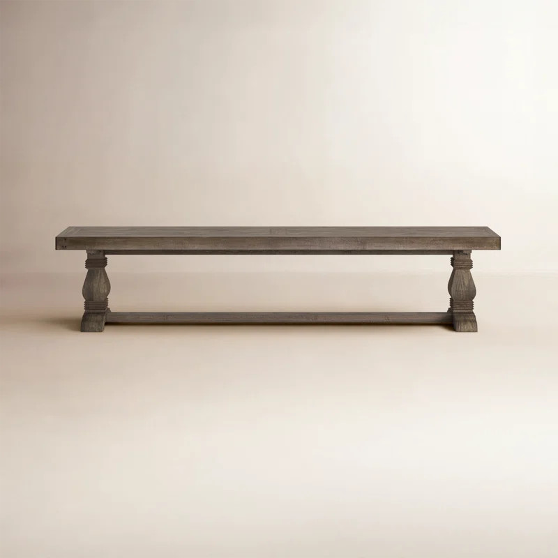 This dining bench features a clean-lined silhouette that brings a classic, grounded look to your ... | Wayfair North America