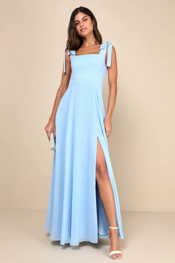 Love Me Forever Light Blue Maxi Dress | Bridesmaid Dress | Bridesmaids | Bridesmaids Proposal  | Lulus