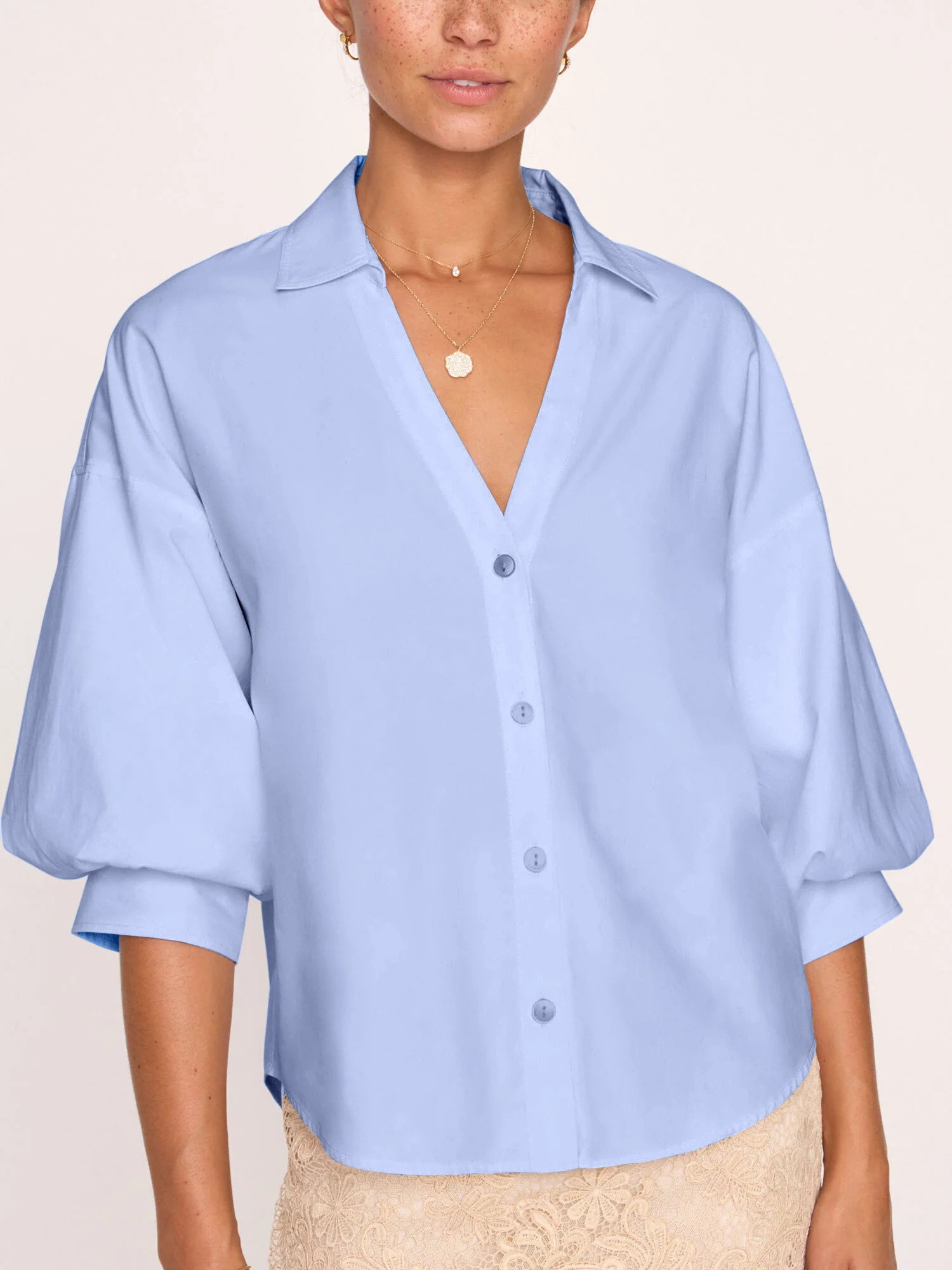 Women's Kate Shirt in Bleu | Brochu Walker | Brochu Walker