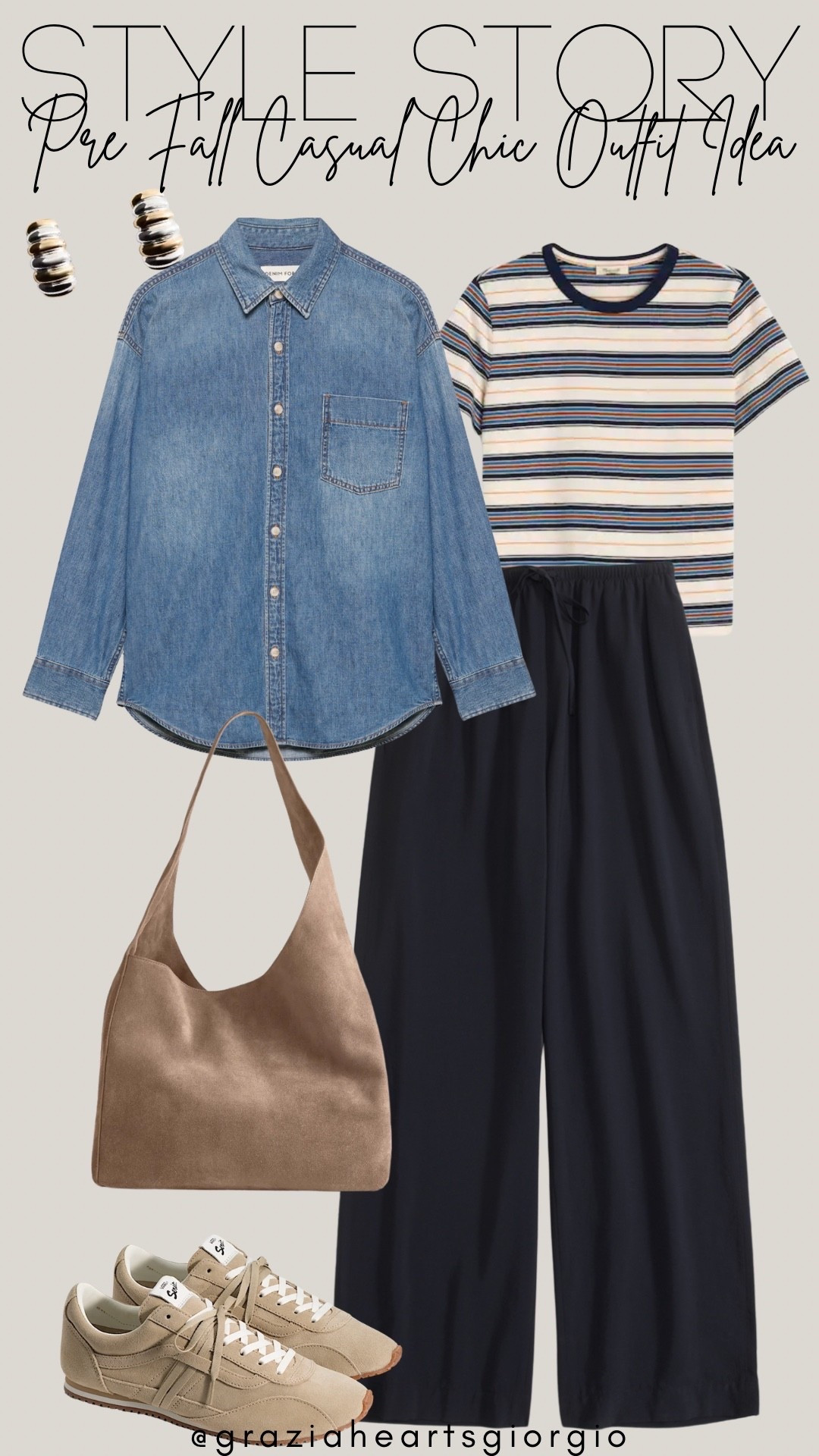 Pre-Fall Casual Chic Outfit Idea 
.
#prefall #outfitidea

#LTKgrwm #LTKootd