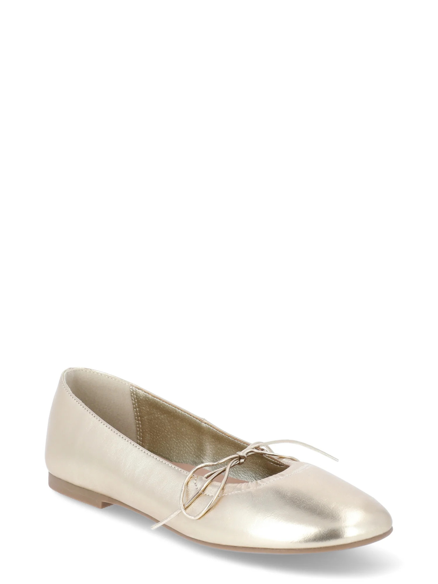 No Boundaries Women's Bow Mary Jane Ballet Flats | Walmart (US)