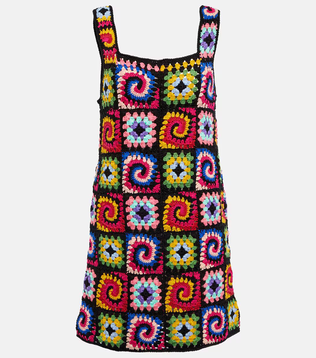 Psychedelic cotton crochet minidress | Mytheresa (US/CA)