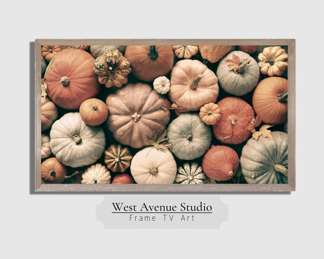 Fall Tv Art Samsung Frame TV Art Fall Decor Halloween - Etsy | Etsy (US)
