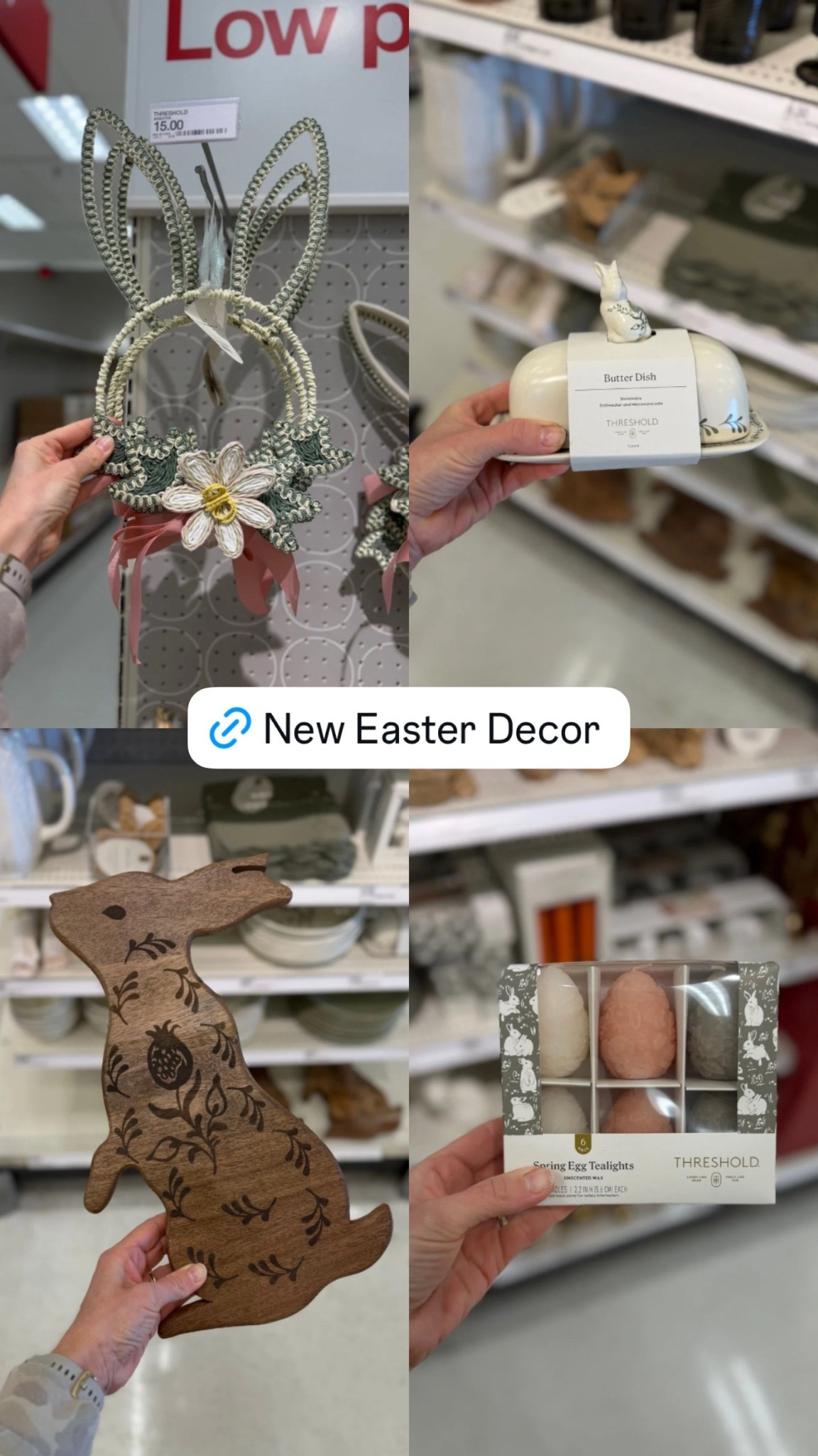 New affordable Easter decor. I love the bunny butter dish!

#LTKHome #LTKSeasonal