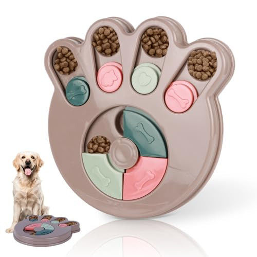 Interactive Dog Puzzle Toy & Slow Feeder Bowl - Puppy Chew Toys for Boredom Relief, Mental Stimulation, Aggressive Chewers,Dog Puzzle Toy | Amazon (US)