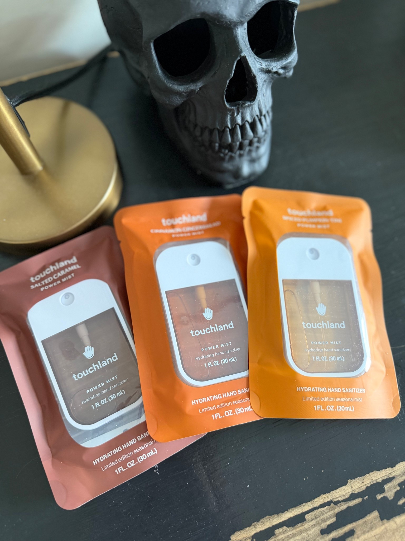 These Touchland Power Mists smell like autumn in a bottle — Salted Caramel, Cinnamon Gingerbread, and Spiced Pumpkin-Tini are limited edition and perfect for your fall bag!
#FallEssentials #Touchland #LTKUnder50 #LTKFinds

#LTKSeasonal #LTKFindsUnder50 #LTKHalloween