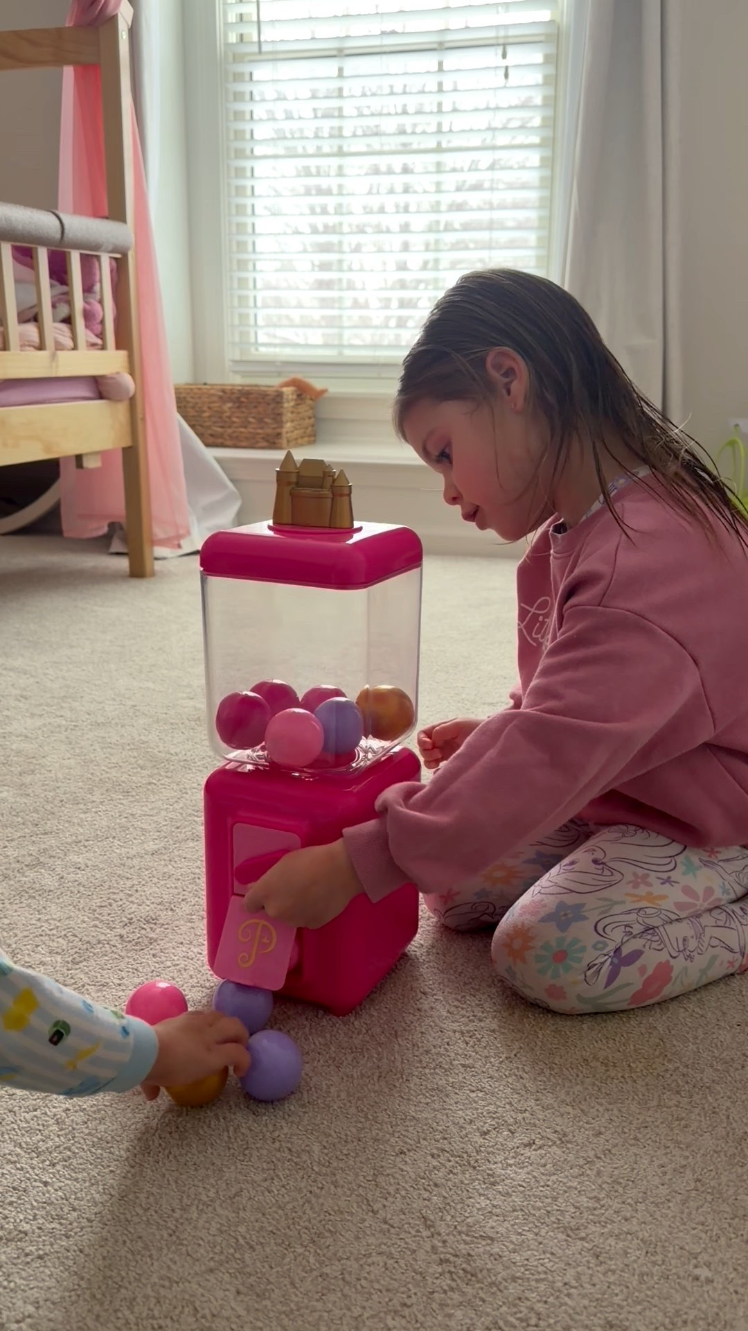 I really don’t know what it is about this toy but my 3.5 year old princess loving girl lovesssssss it!!!!! you open the balls and there’s little Disney princesses inside! 

#LTKKids