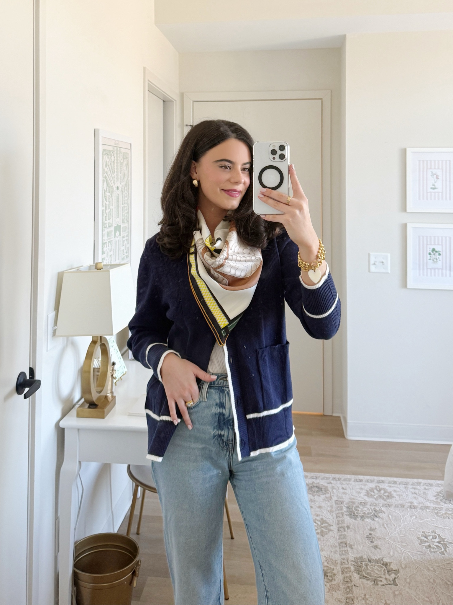 Spring ootd! My cardigan is Amazon!