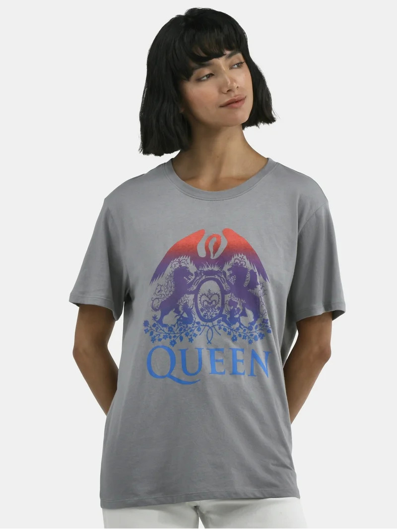 Time and Tru Queen Women's Graphic Tee, Sizes XS-XXXL | Walmart (US)