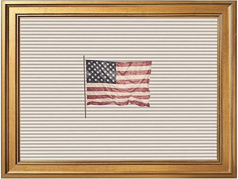 Vintage Framed Canvas Wall Art American Flag Art Print Retro Minimalist Poster Painting Pictures ... | Amazon (US)