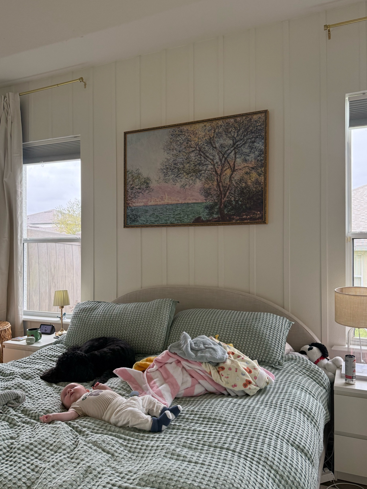 Our bedding 🩵 So cozy & from Amazon