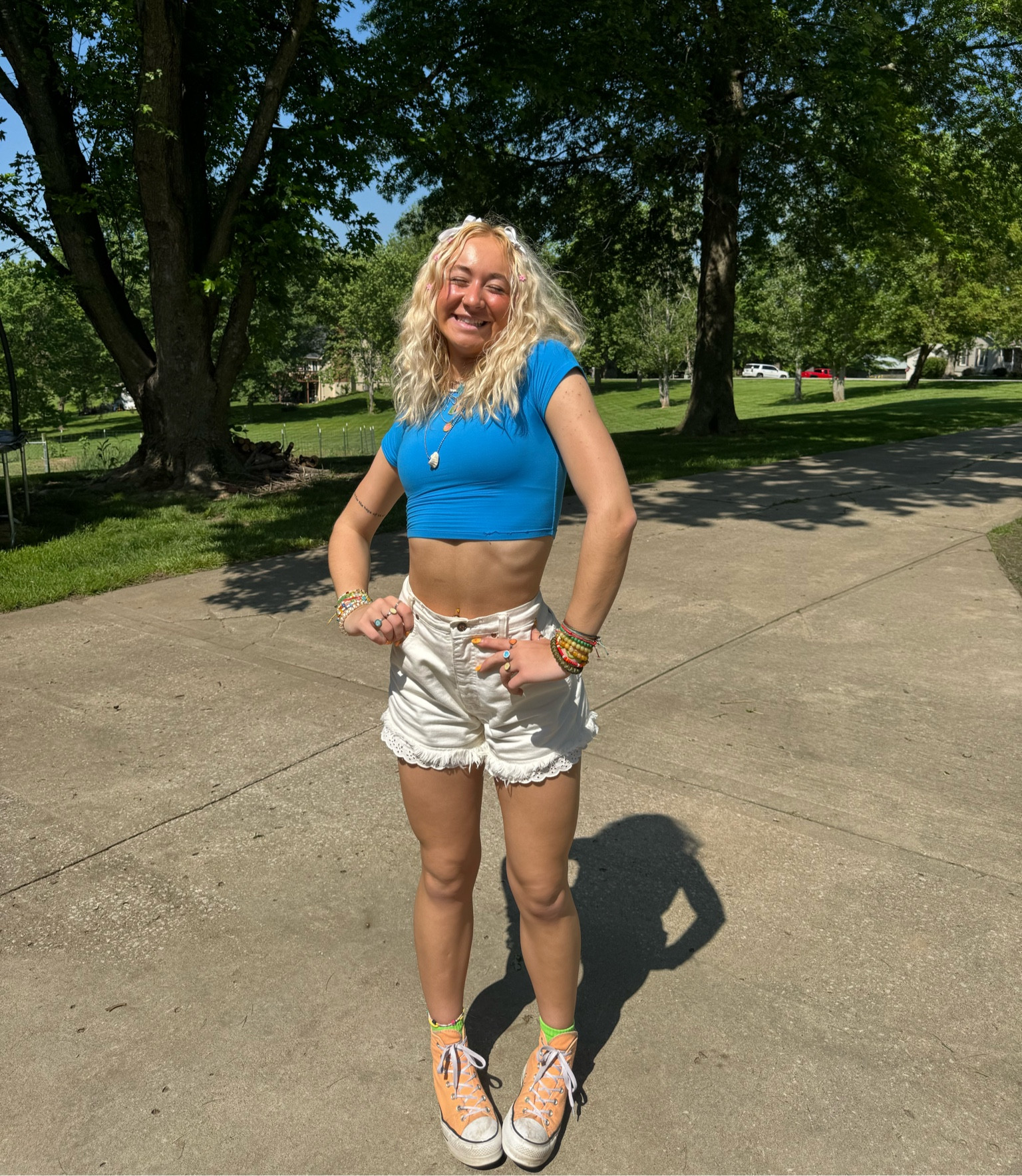 SAT FIT 
Shorts are thrifted !!


#LTKActive #LTKStyleTip #LTKBeauty