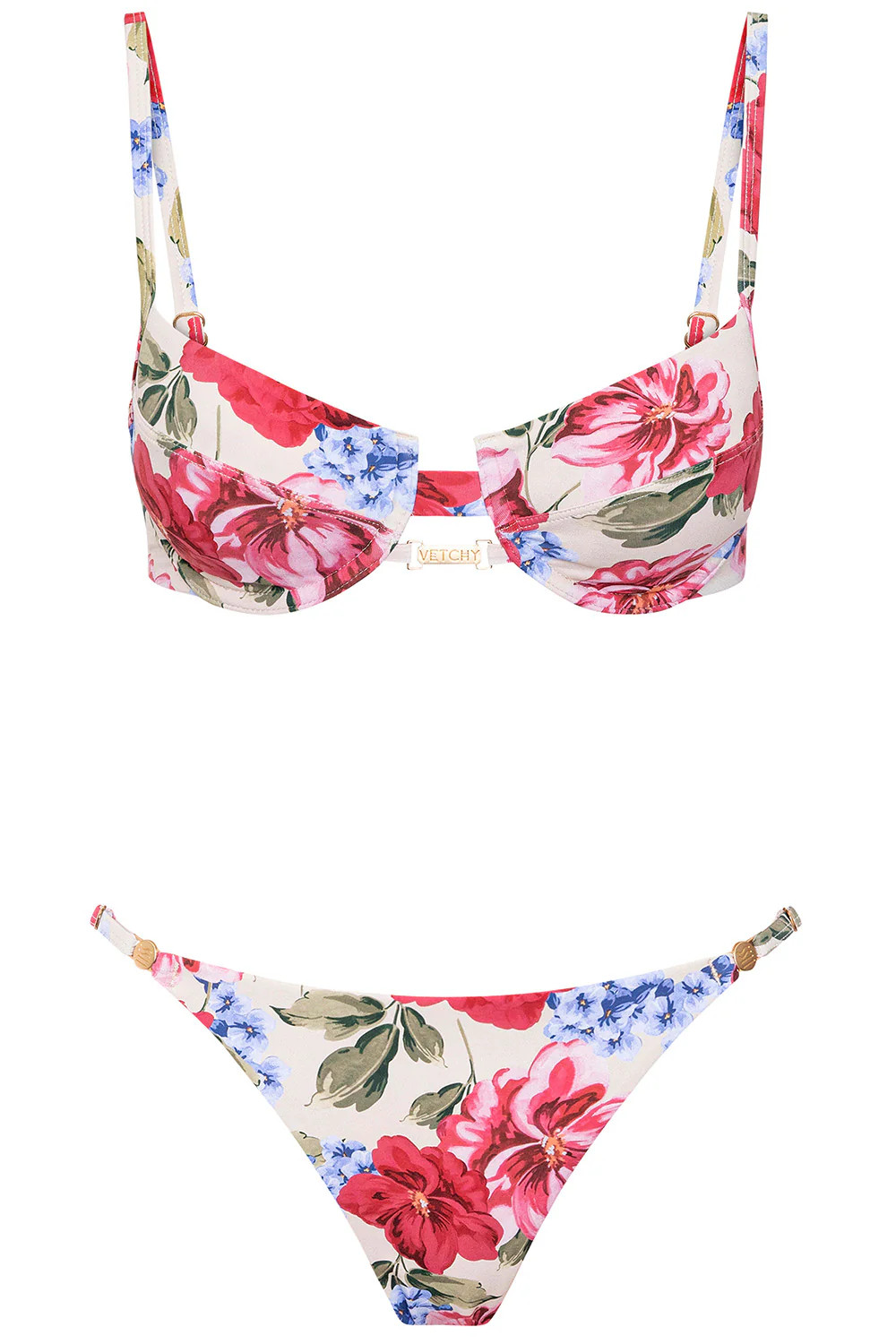 Bondi Bikini Romantic Floral Set | VETCHY LLC
