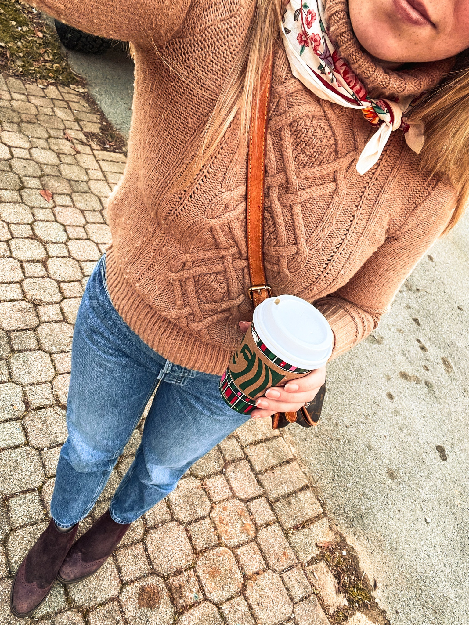 How to build a wardrobe that will last—invest in the basics, and/or pick neutral colors & add interest with your accessories (like a chic neck scarf!). This outfit would be the perfect comfy Thanksgiving Day outfit 

#LTKSeasonal #LTKshoecrush #LTKHoliday