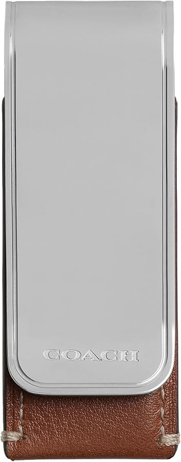 Money Clip in Natural Full-Grain Leather | Amazon (US)