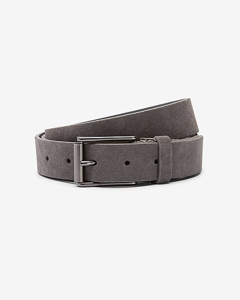 Narrow Suede Belt | Express
