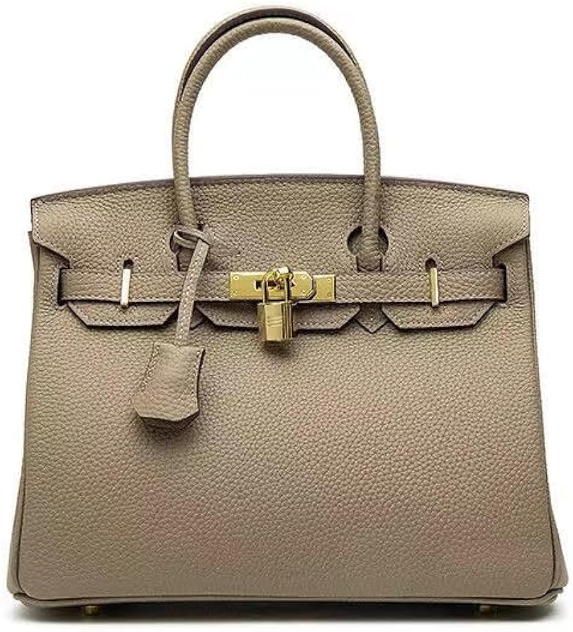 2024 Large capacity lychee leather handbag，Vegan Leather handbag Women's Designer Handbags Ligh... | Amazon (US)