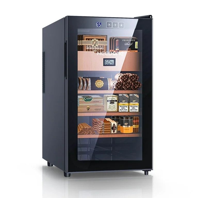 NEEDONE 48L 300 Counts Electric Cigar Humidor ,Cooling and Heating Temperature Control ,With Span... | Walmart (US)