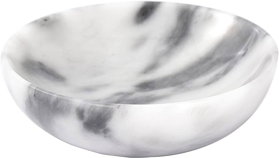 4.72 Inch Mini Decorative Bowls, Natural Small Marble Decorative Bowls for Home Decor, Key Bowl, ... | Amazon (US)