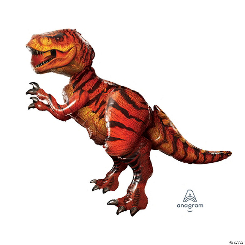 Jurassic World™ T-Rex Airwalkers® 68" Mylar Balloon | Oriental Trading Company