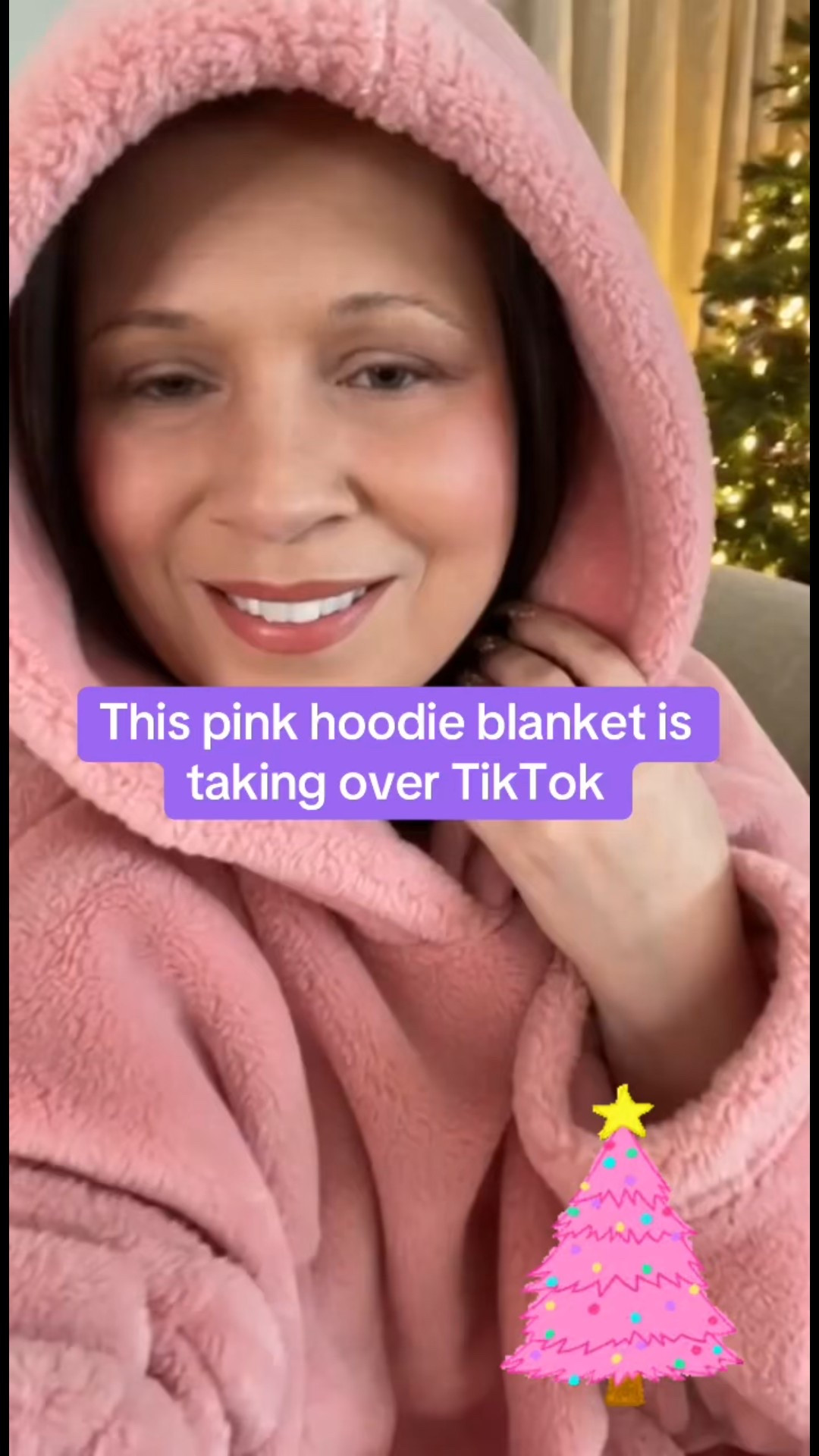 Warmth level insane. This pink hoodie blanket is literally the coziest thing I’ve worn all season. If you’re Christmas shopping or trying to stay warm for winter this is the one TikTok keeps selling out. Oversized comfy wearable blanket soft plush hoodie blanket loungewear gifts for her holiday gifts cozy outfit ideas winter must haves comfy clothing viral TikTok finds.

#LTKselfcare #LTKHoliday #LTKGiftGuide