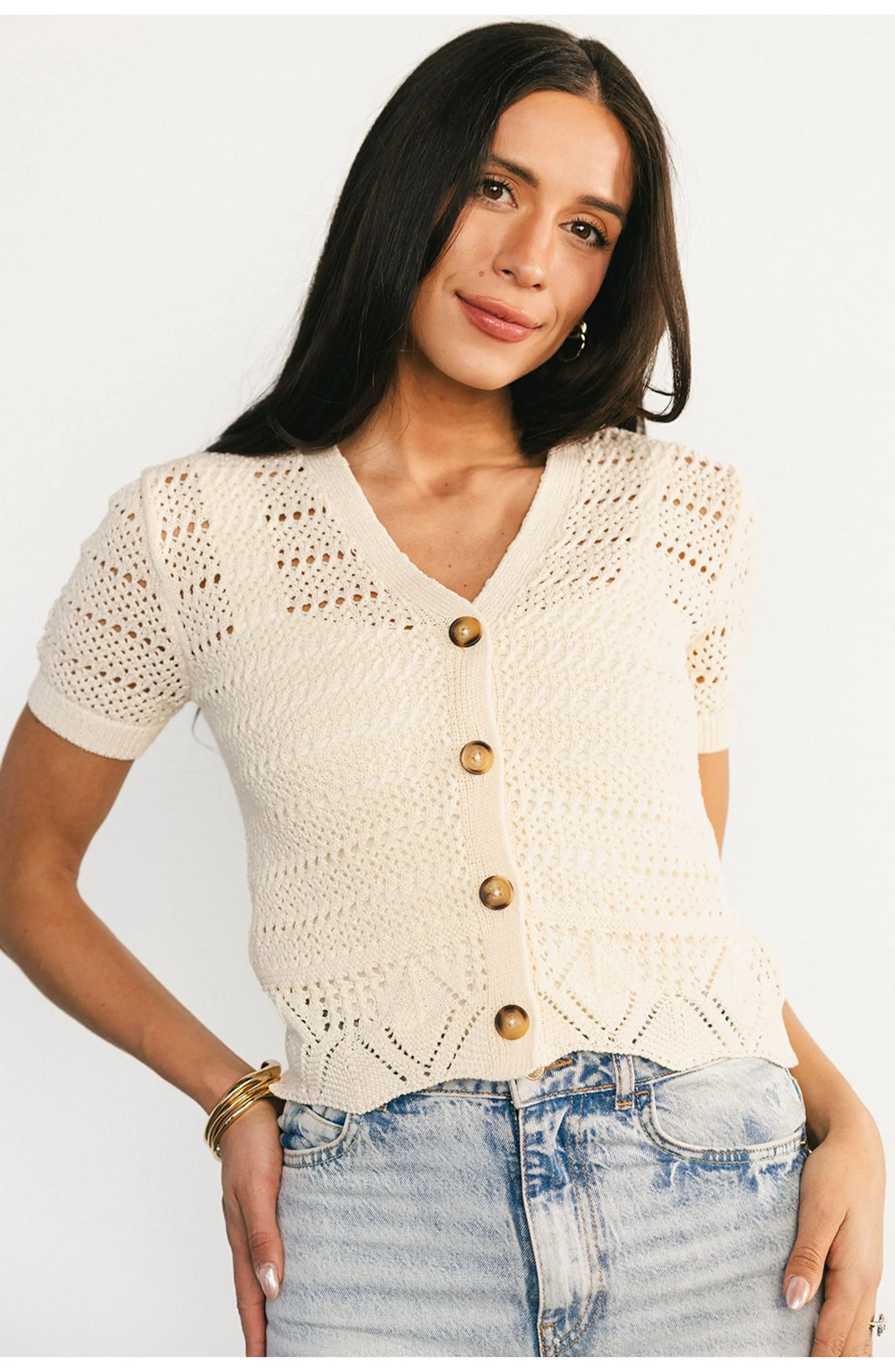 Candela Crochet Cardigan (Women) | Nordstrom | Nordstrom