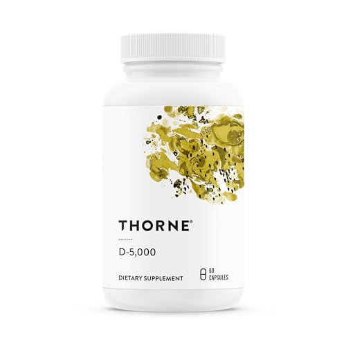 THORNE - Vitamin D-5,000 - Vitamin D3 Supplement - Supports Healthy Bones, Teeth & Muscles, Plus ... | Amazon (US)