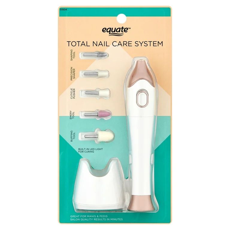 Equate Beauty Brand, Total Nail Care System, 5 Interchangeable Attachements | Walmart (US)