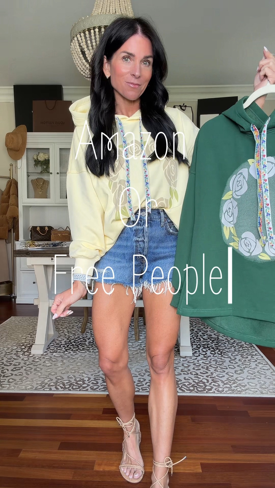 Love this hoodie so much! Wearing a small and 24 in denim👏🏼👏🏼

#LTKootd #LTKSeasonal #LTKSaleAlert