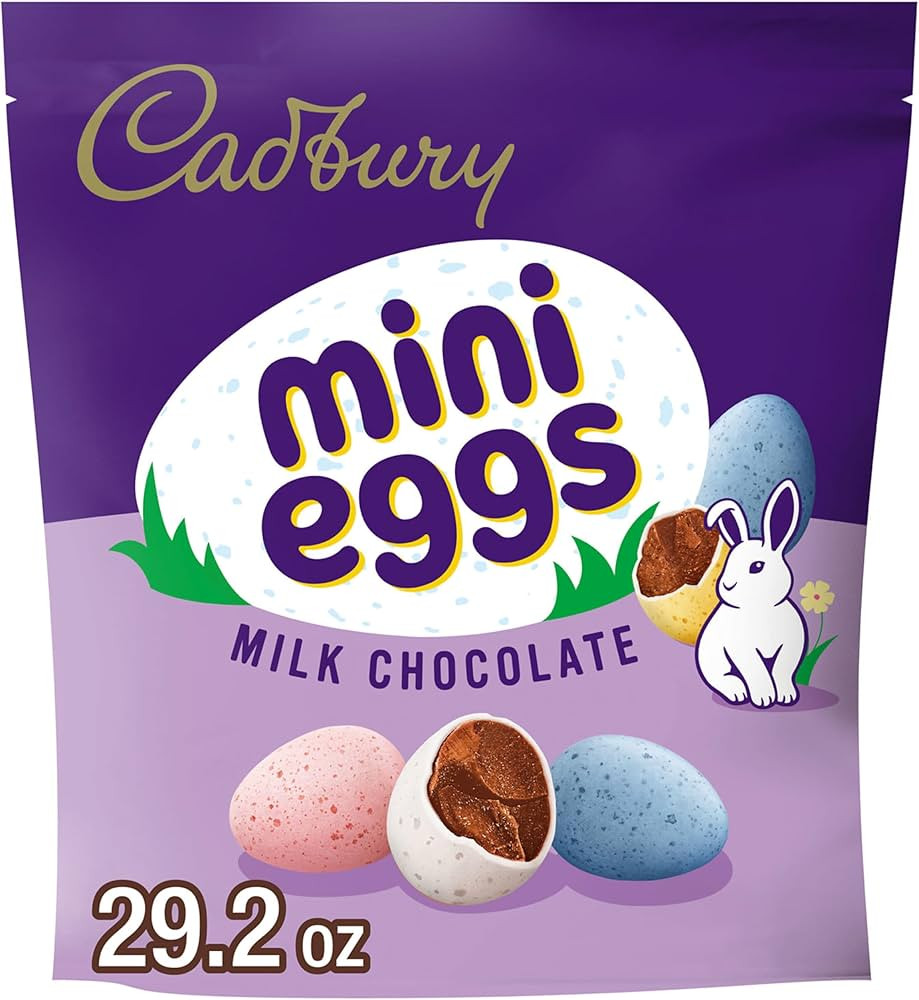 CADBURY MINI EGGS Milk Chocolate, Easter Candy Bag, 28 oz | Amazon (US)
