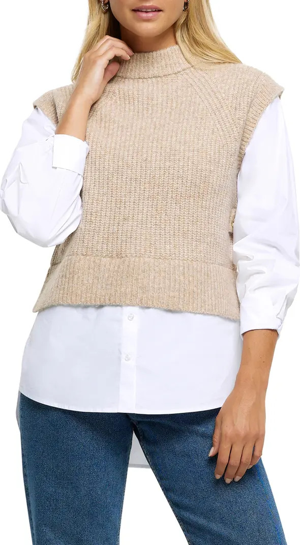 Mixed Media Sweater | Nordstrom