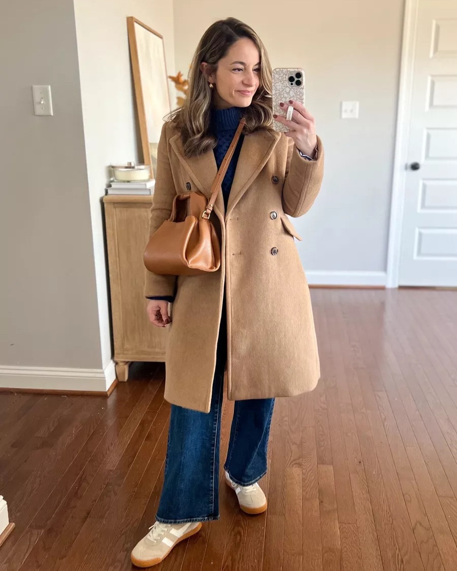Three everyday bags that I love!

Outfit 1:
Sweater (J.Crew): xxs
Jeans (Madewell): petite 24 | 10.5” rise | 27” inseam
Shoes (Gola): tts
Coat (BR Factory): petite xxs

Outfit 2:
Sweater (Quince): xs
Jeans (Quince): 24 x 28” (also linking a Madewell pair with a similar fit) | stretch denim
Coat (J.Crew): petite 00
Sneakers (Gola): tts

Outfit 3:
Wide-Leg Jean (Madewell): 24 - 10 ¾” rise, 29” inseam | petite - 10.5” rise, 27” inseam (true to size) 
Black and White Sweater (Madewell): XXS
Dimes Boots: tts (Turkish Coffee)
Belt: xxs (Coffee Bean)
Shopper Tote: (Dark Carob)

My measurements for reference: I’m 4’10” and 105lbs. My bust, waist, and hip measurement is 32”, 24”, and 36”.

#LTKgrwm #LTKPetite #LTKSaleAlert