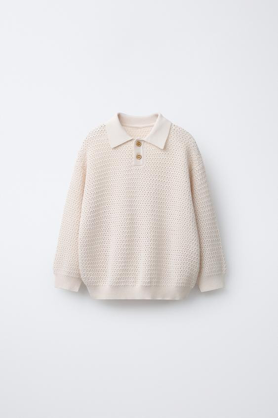 CROCHET KNIT JUMPER | Zara US